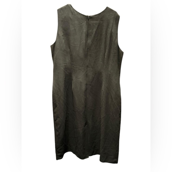 AKG Elegant Black Sleeveless Dress SIZE 22 length 47in pit to pit 23in - Picture 2 of 4